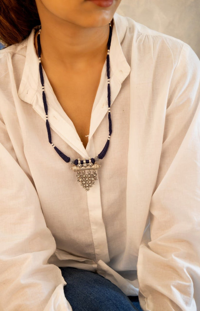 Anvaya Vintage Inspired Jali Dori Necklace