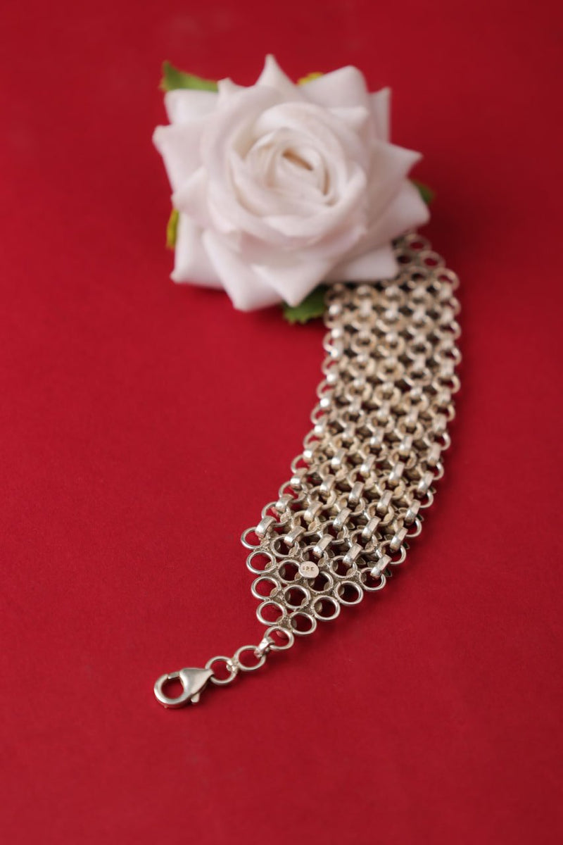 Tattva Green Jadau Timeless Four Layer Bracelet