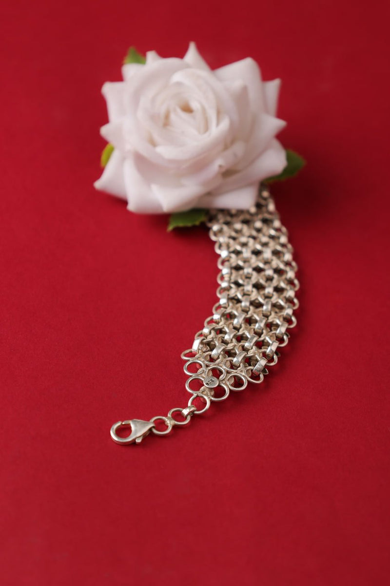 Tattva Green Jadau Timeless Three Layer Bracelet