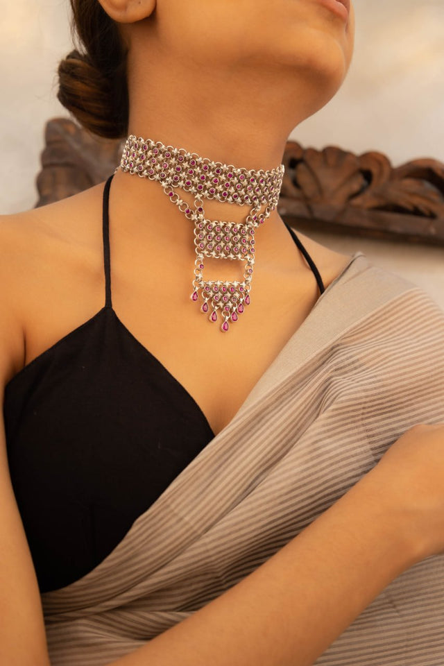 Tattva Raani Jadau Statement Layered Haar