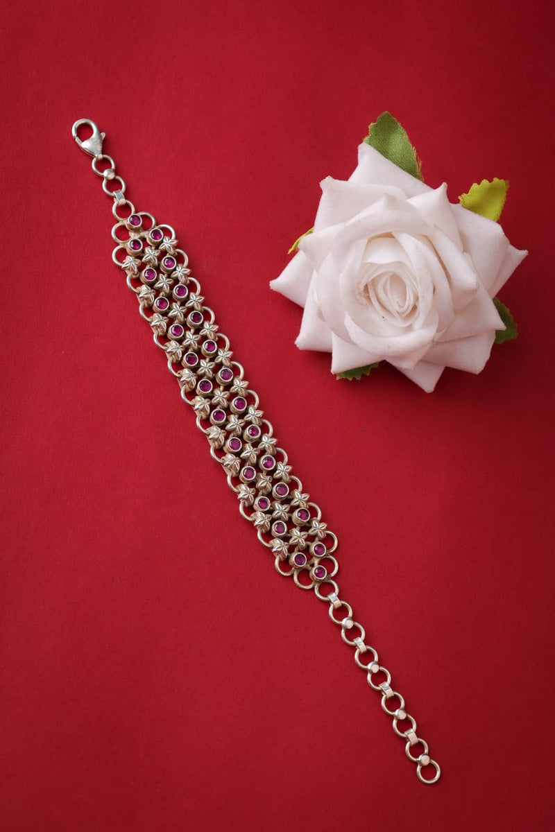 Tattva Raani Jadau Timeless Two Layer Bracelet