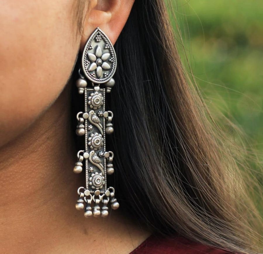 Mizoya Detailed Ghughri Earrings primary