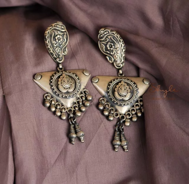Mizoya Tribal Inspired Detailed Earrings (1)