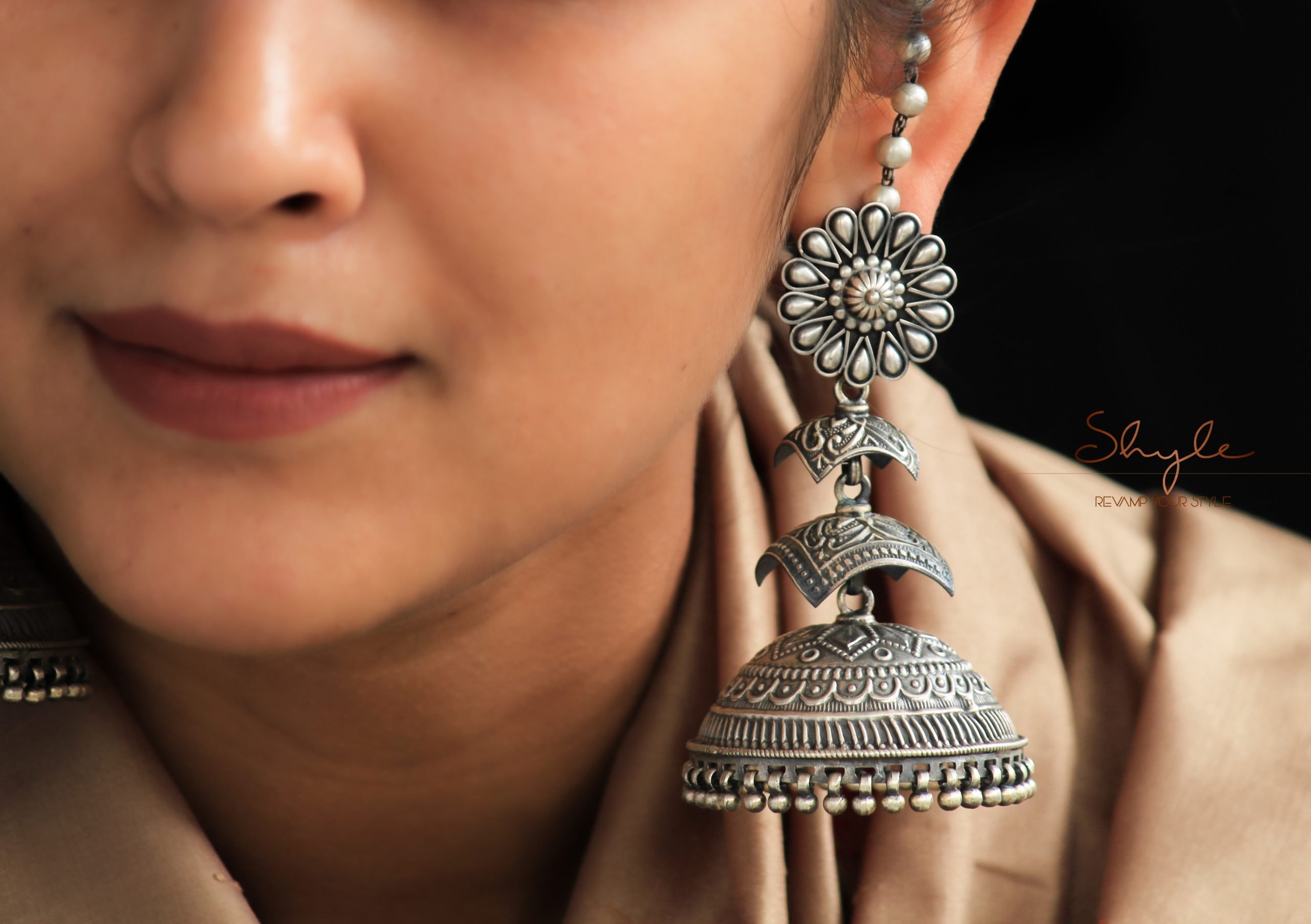 Traditional Earrings Accessories, Ear Chain Kaan, Mattal, Jhumka,  Champaswaralu, Jhumka Earrings Chain, Jhumka Earrings Chain | Michaels