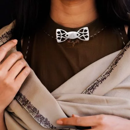 Moh Intricate Carved Bow Tie model