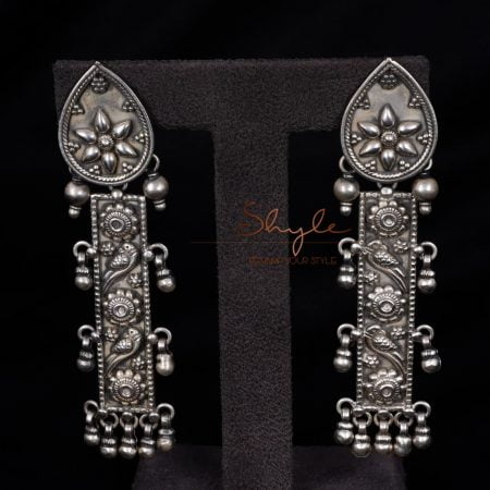 Mizoya Detailed Ghughri Earrings front