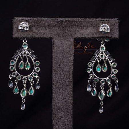 Essence Turquoise Jadau Earrings back
